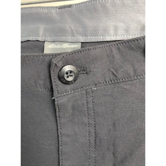Eddie Bauer Convertible Cargo Black Pants Mens 40x34 Black Nylon Stretch Outdoor - Picture 9 of 14